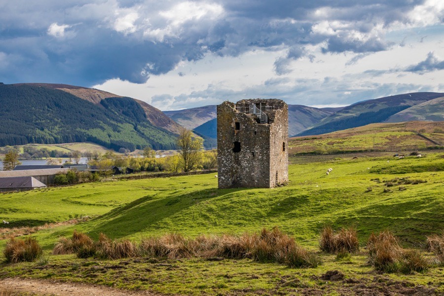 Castles in Selkirkshire Stravaiging around Scotland